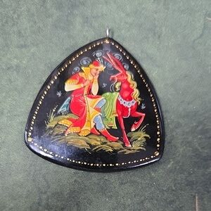 Russian Lacquer Pendant